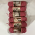 Caron Dazzleaire Yarn H2260 4ply lot 6 Skeins 3 Oz 2865 dark country Rose