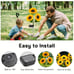 3 Packs 9 Sunflowers Solar Lights Outdoor Waterproof, Solar Garden Lights fsf