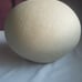 Vintage Beige Danish Rustic Sculpted Coil Ceramic Ovoid Textured Vase Signed