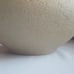 Vintage Beige Danish Rustic Sculpted Coil Ceramic Ovoid Textured Vase Signed