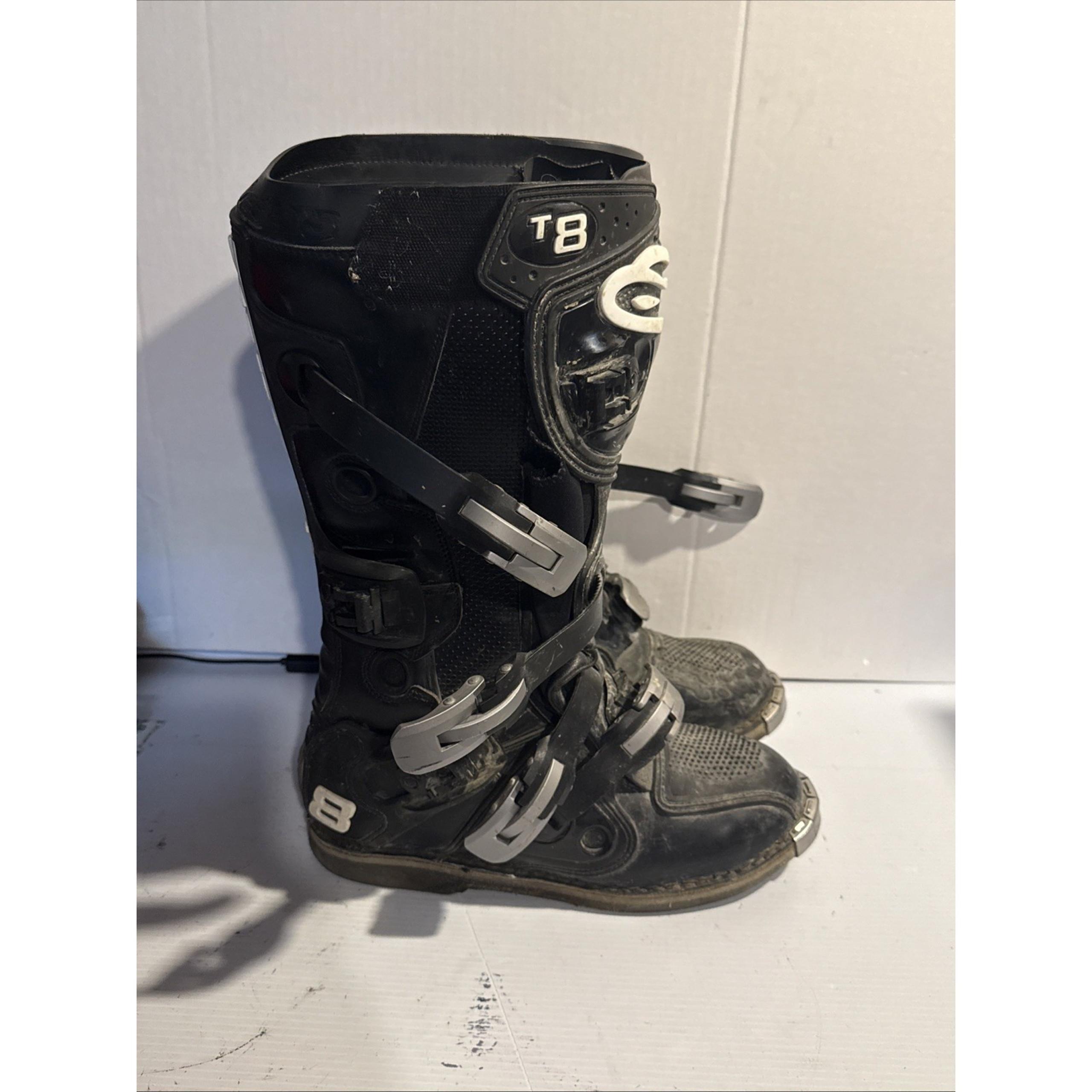 Alpinestars Tech 8 Size 9 Boots T8 Motocross Dirt Bike Made In Croatia