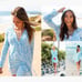 Charlie Holiday Womens Coco Hooded Beach Coverup Dress Beachly Blue Rayon Small