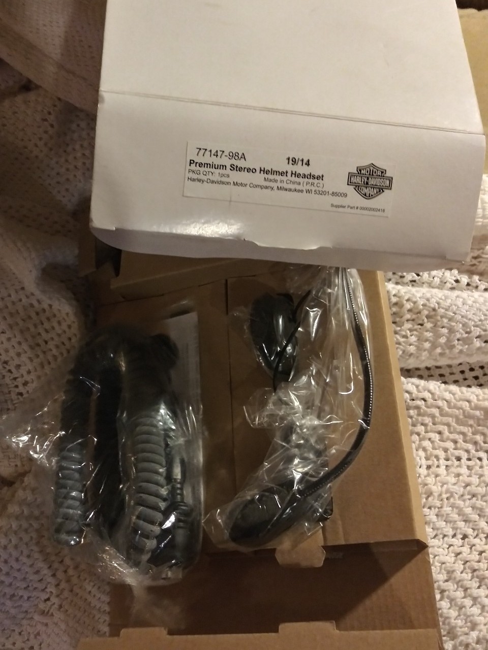 Harley Davidson helmet headset
