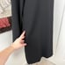Theory Ulyssa Long Flare Sleeve A-Line Shift Dress V-Neck Black Sz M NWT