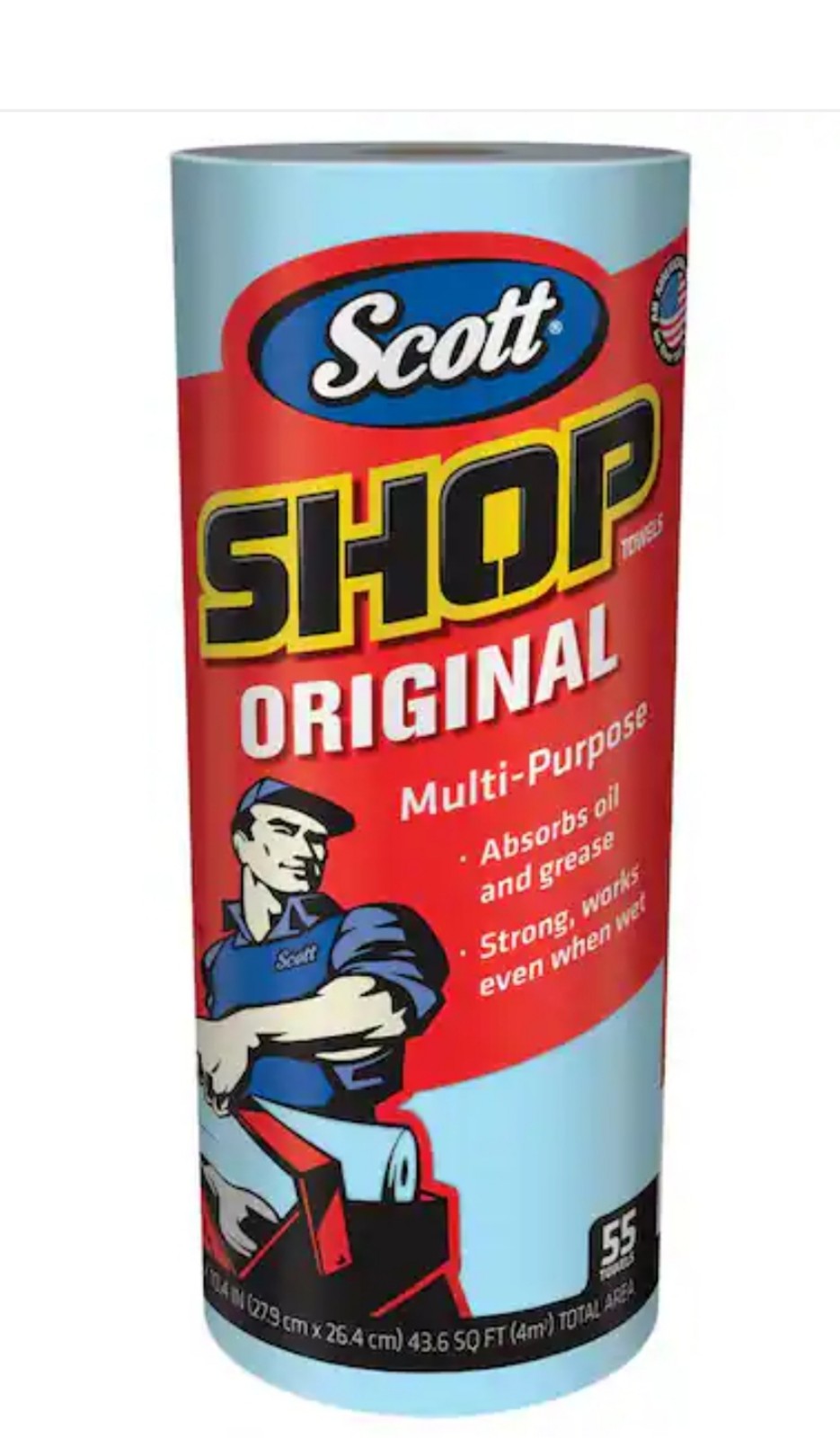 Blue Shop Towels 30 Rolls