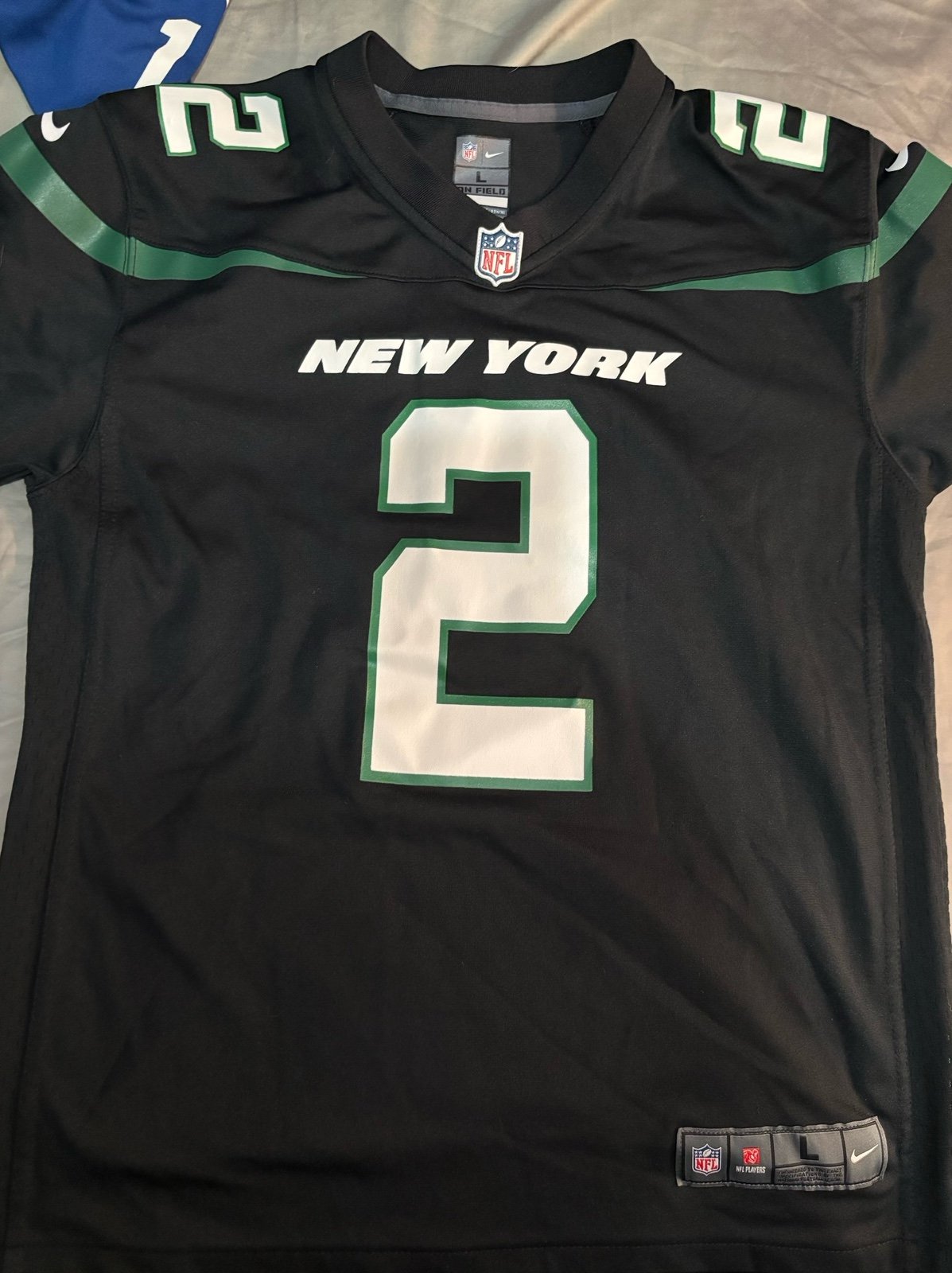 Garrett Wilson New York Jets Nike Youth Alternate Game Jersey