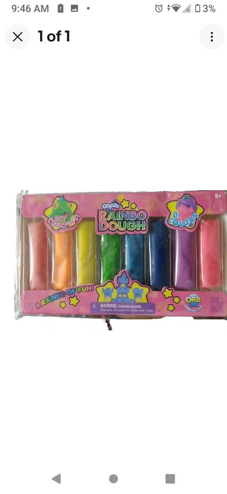 Gooz play dough sticks