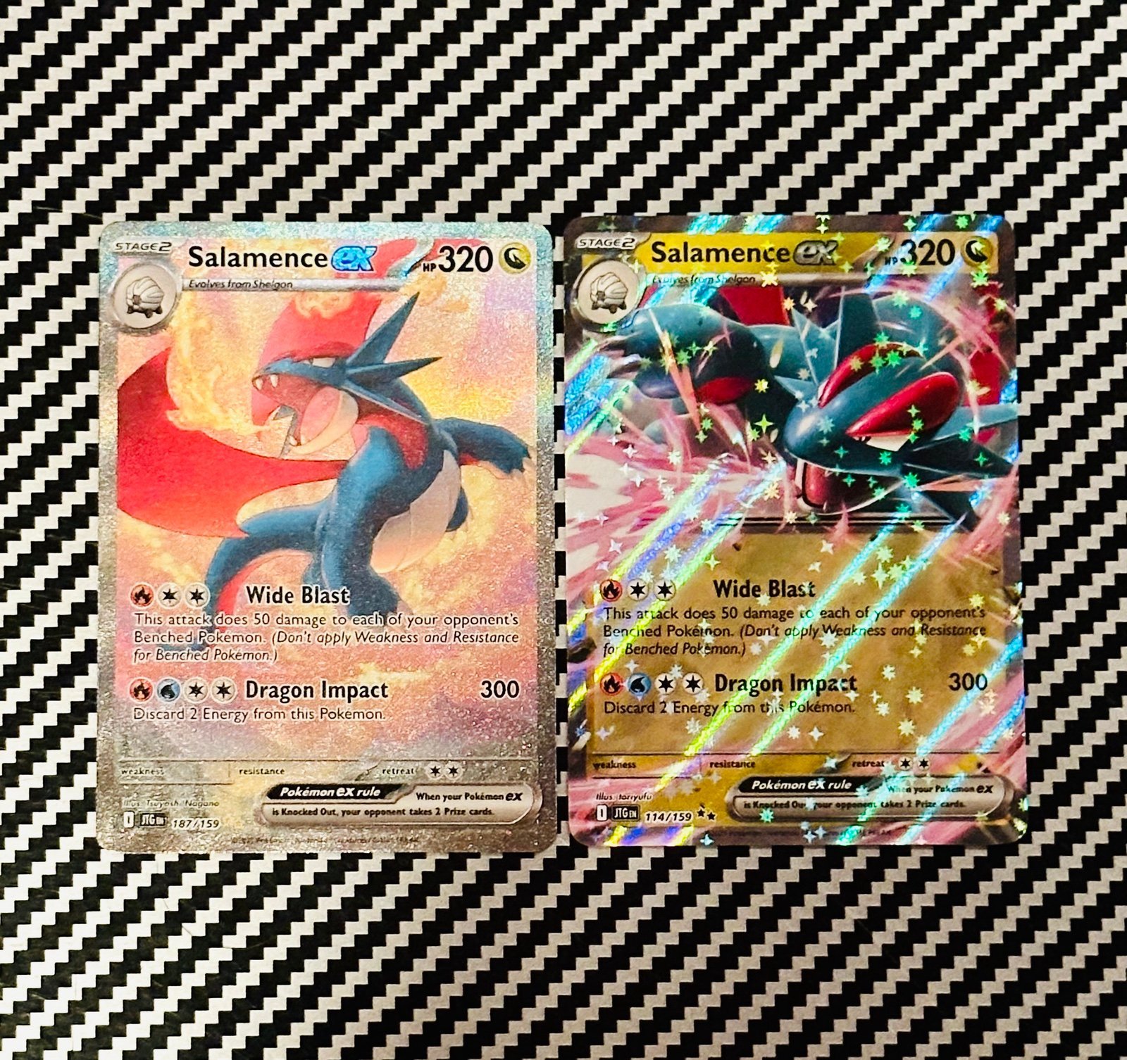 Pokémon Salamence 187/159 and 114/159 Bundle