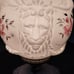 Gone with the Wind Vintage Milk Glass Hurricane Table Lamp Flowers & Lions