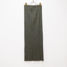 PLEATS PLEASE Pleated Long Skirt 3 Made in Japan Khaki