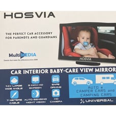 Hosvia 5 Car Interior Baby-Care Wide Angle View Mirror Camera and Display