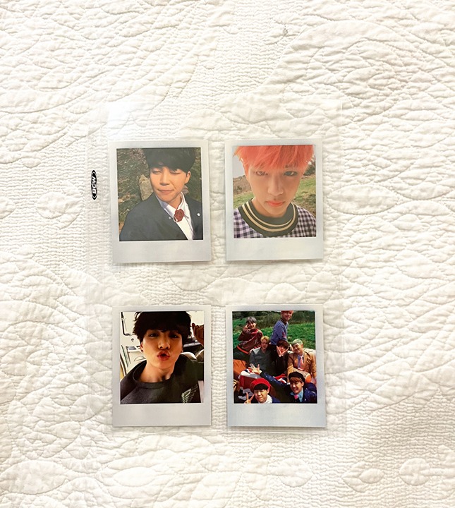 BTS Official Young Forever Polaroid Photocards - Full Set of 8