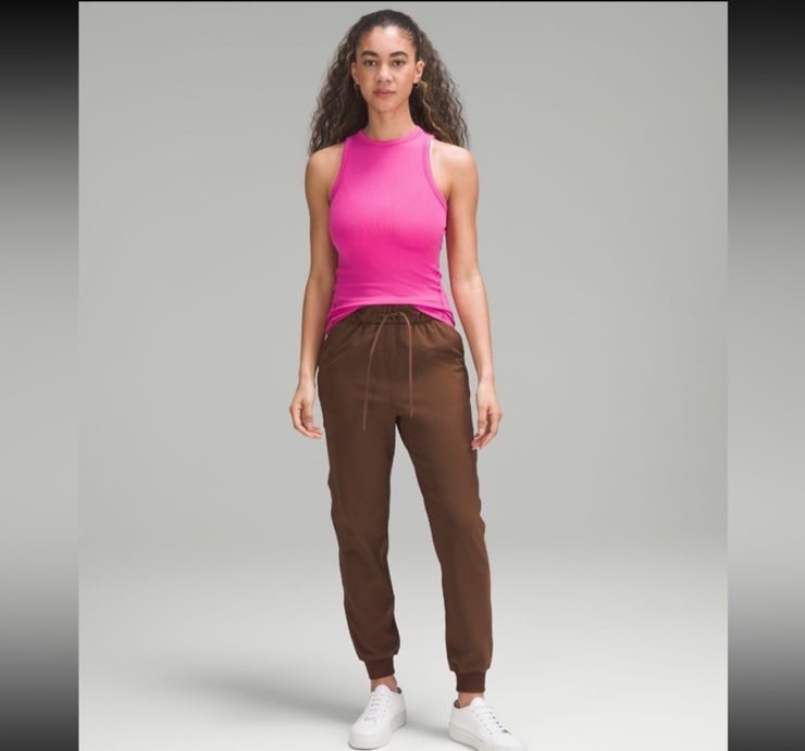 Lululemon Stretch HR Jogger Pants Chocolate Brown