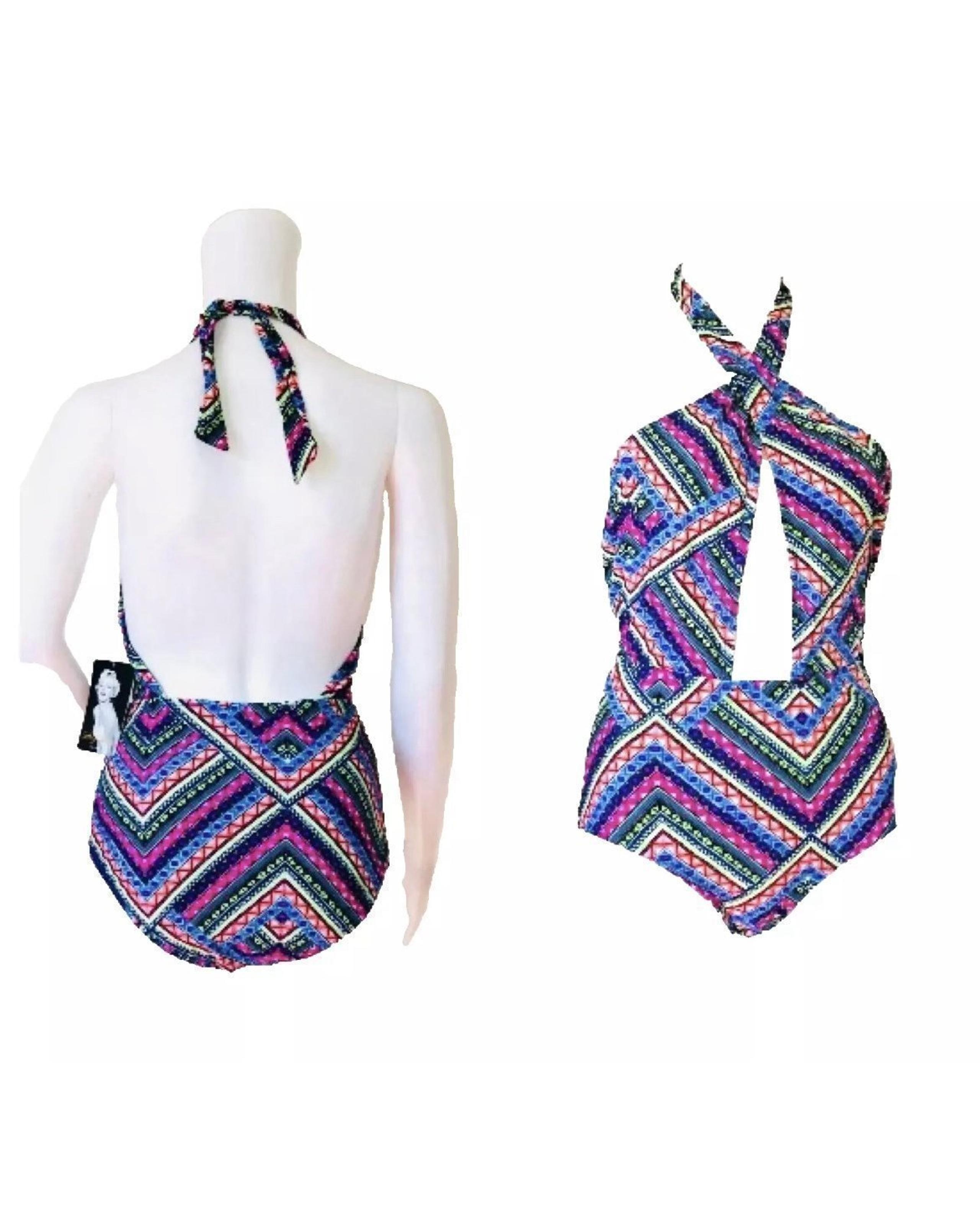 NWT Marilyn Monroe Women's Swimwear Size S One Piece Nylon Spandex New