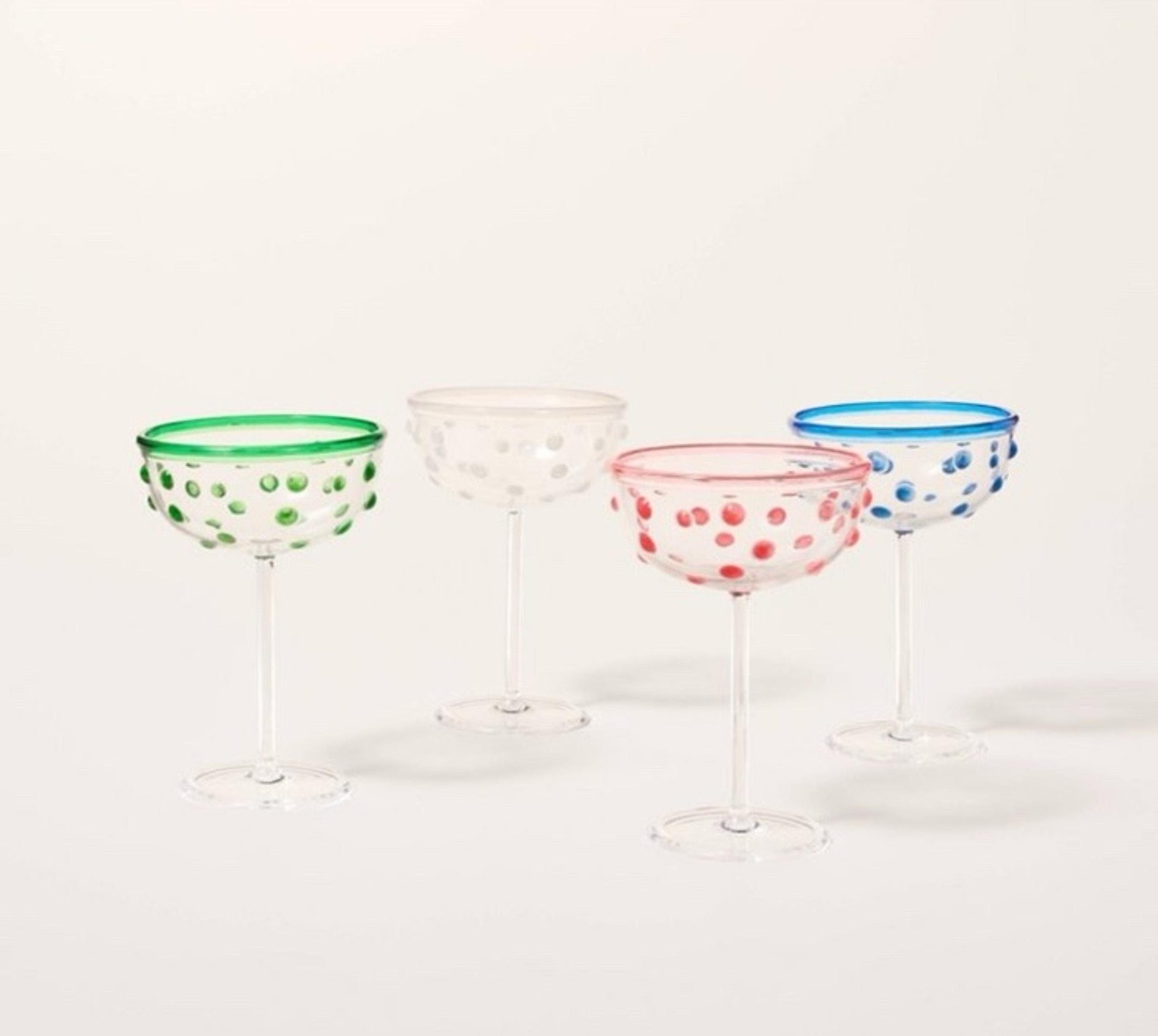Kate spade x Target set of 4 margarita melamine drinking glasses