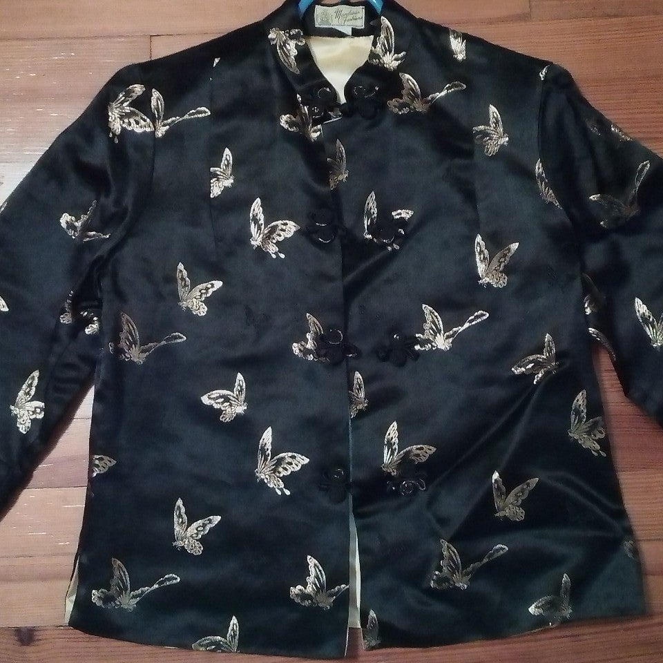 MANDARIN FASHIONS Jacket; 'LIKE-NEW'; NO TAGS; STUNNING ; Size: 14
