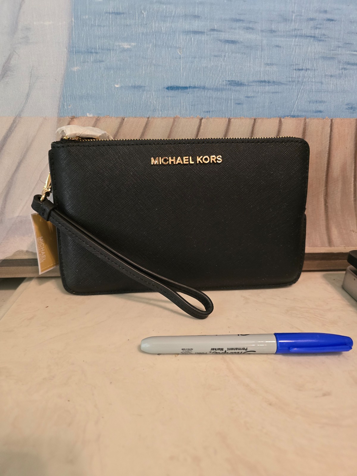 michael kors xl wristlet