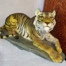 Laying Tiger Figure Decoration