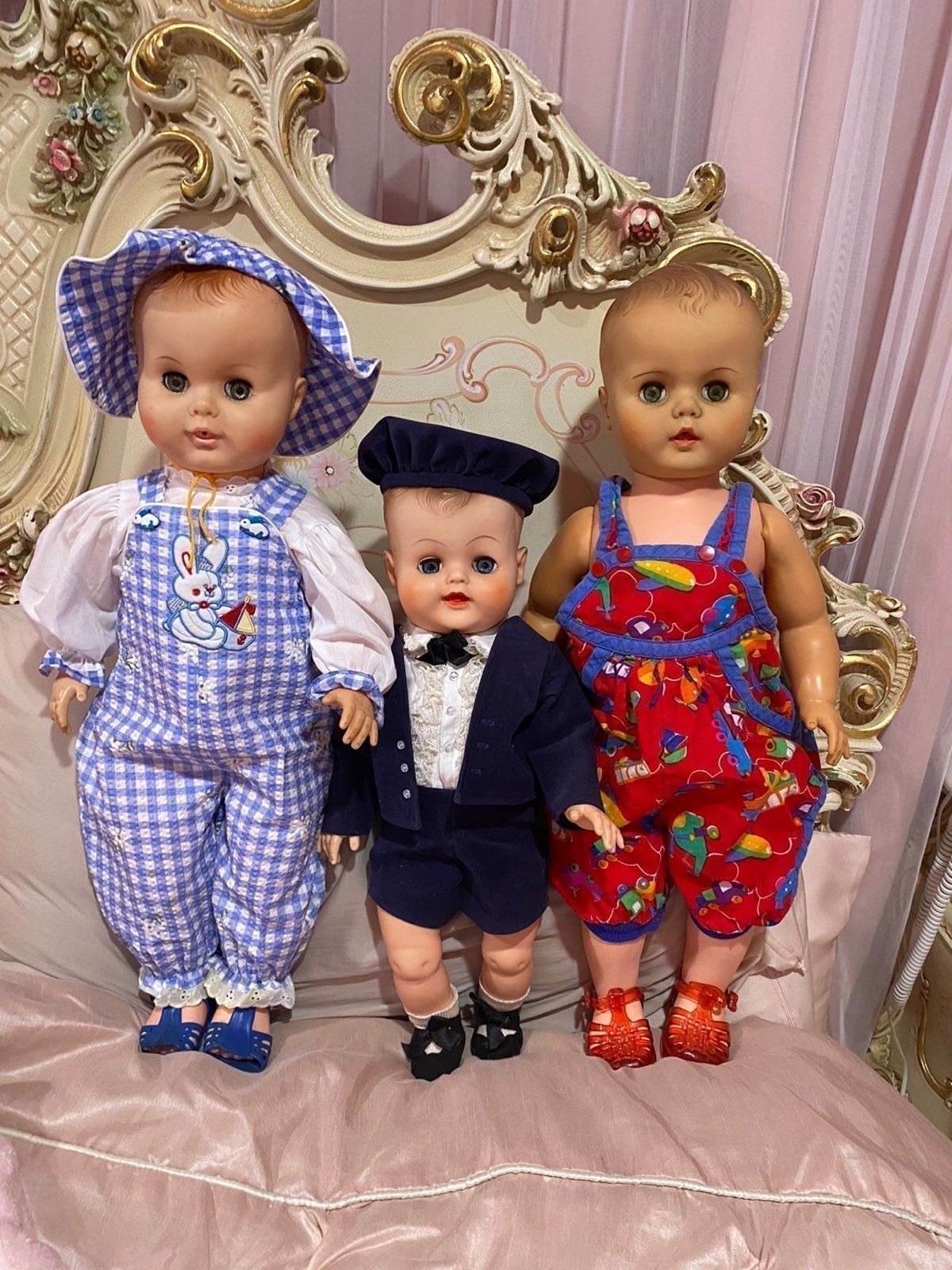 My last 3 vintage molded Babies fair and Final sell!! Offers welcome need Gone!!