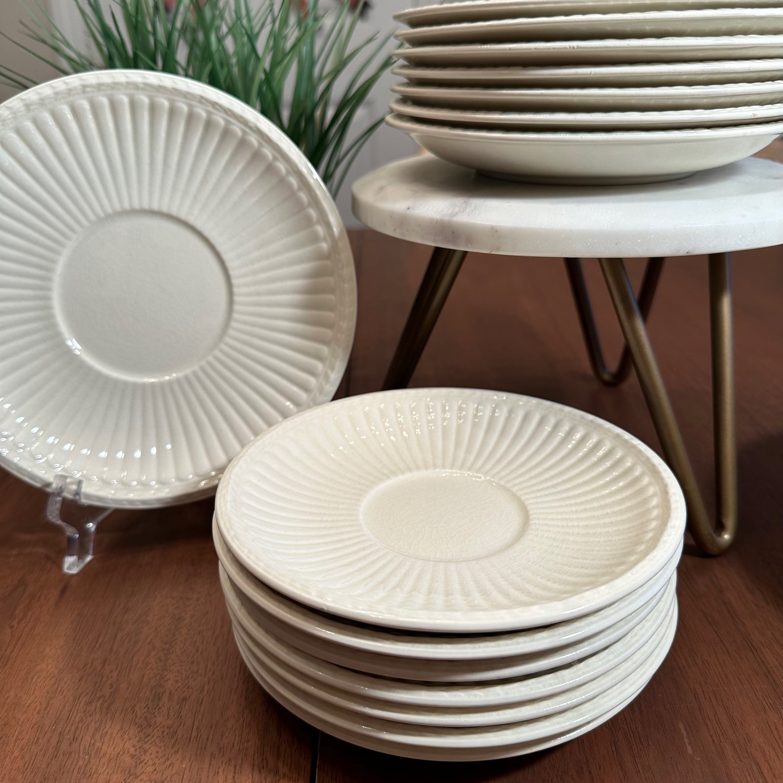 1891 - 1908 RARE WEDGEWOOD SAUCERS set of 15
