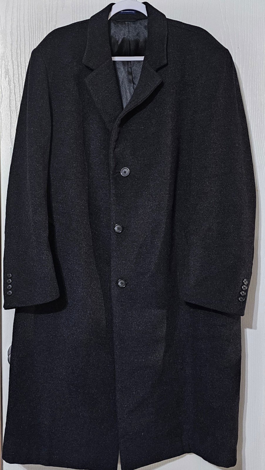 Vintage Stafford Full Length Wool Coat Men's Size 44R