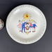 RARE Vintage Stavanger Norway Flint Nursery Rhyme Plate Bowl Cup Set 2 Piece