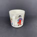 RARE Vintage Stavanger Norway Flint Nursery Rhyme Plate Bowl Cup Set 2 Piece