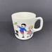 RARE Vintage Stavanger Norway Flint Nursery Rhyme Plate Bowl Cup Set 2 Piece
