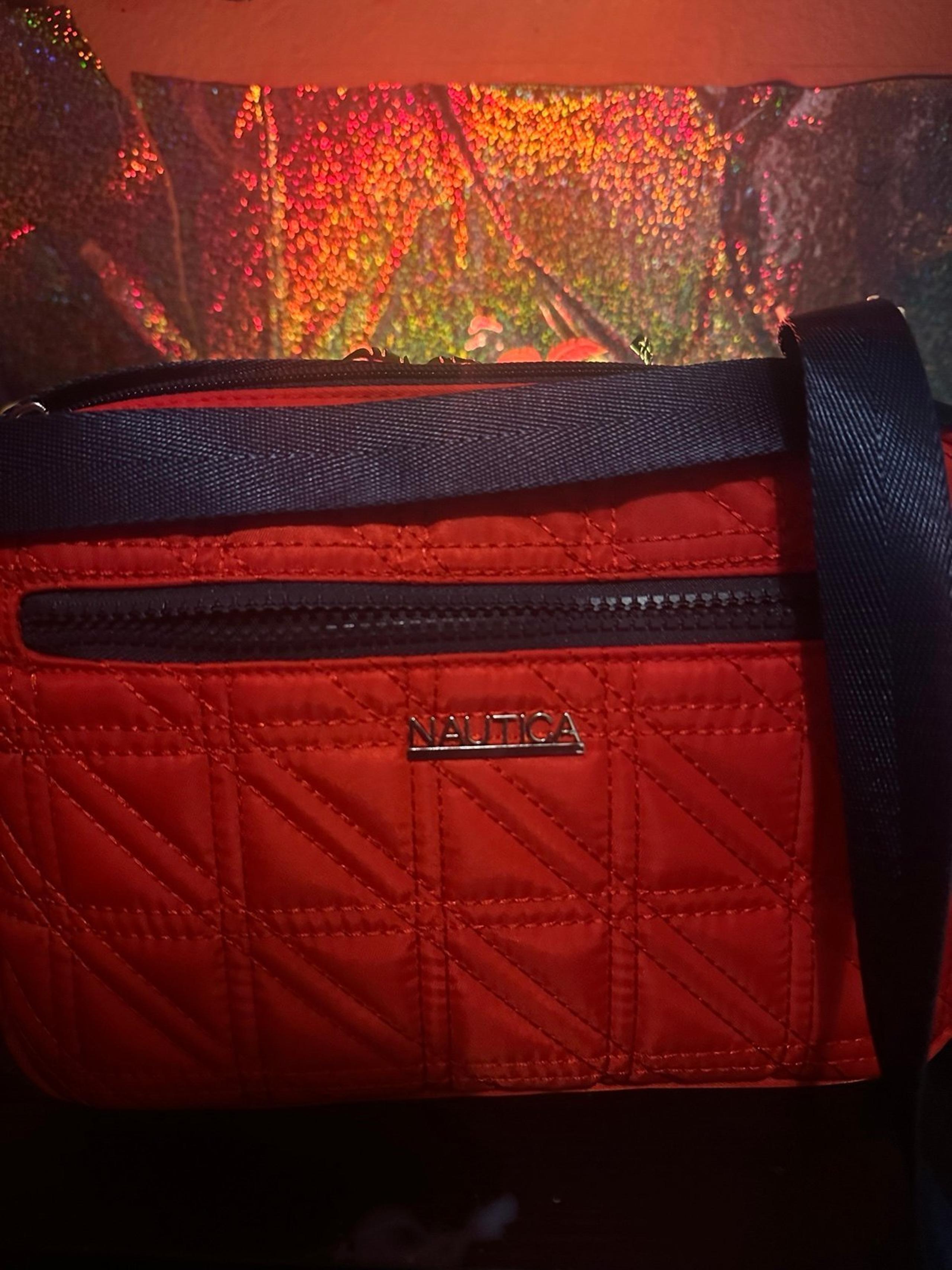 Nautica red purse
