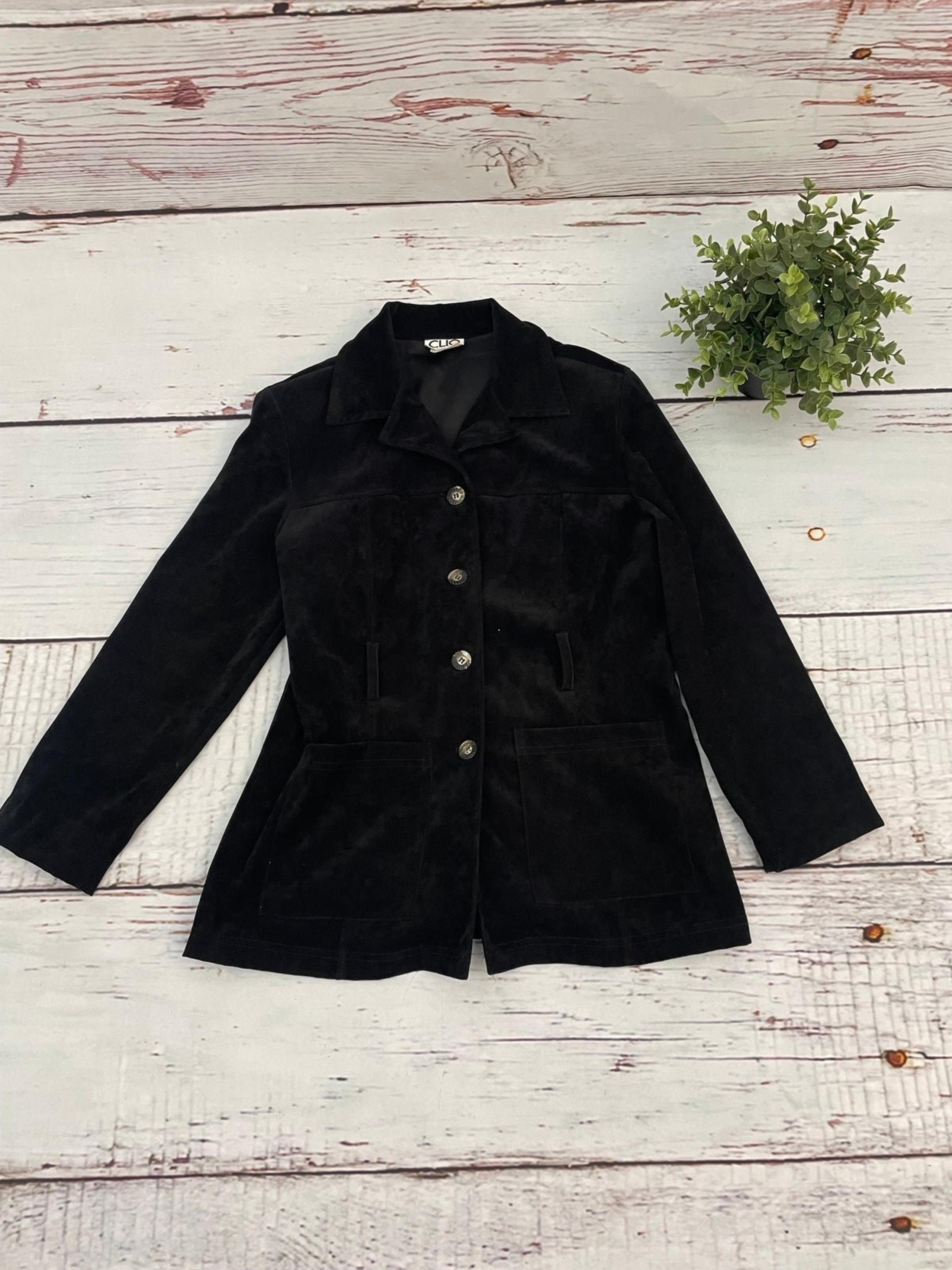 Vintage 90s Clio Petites Black jacket