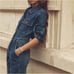Zara denim jumpsuit