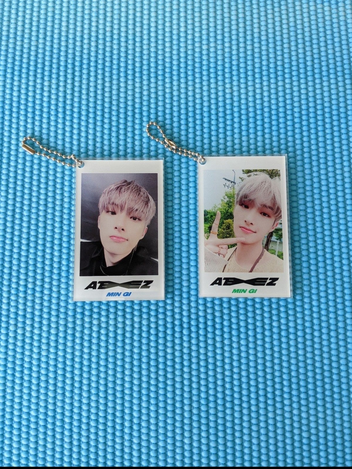 Ateez Mingi Zero Fever Japan FC keychain set