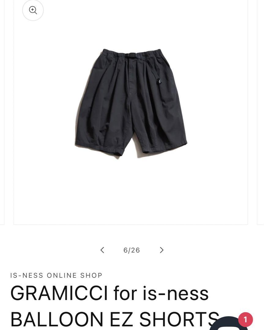 GRAMICCI for is-ness BALLOON EZ SHORTS (1006GRAMICCIPT01