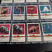 Complete Dino-Riders Trading Card Set of 17 Cards VHTF Very Good Condition