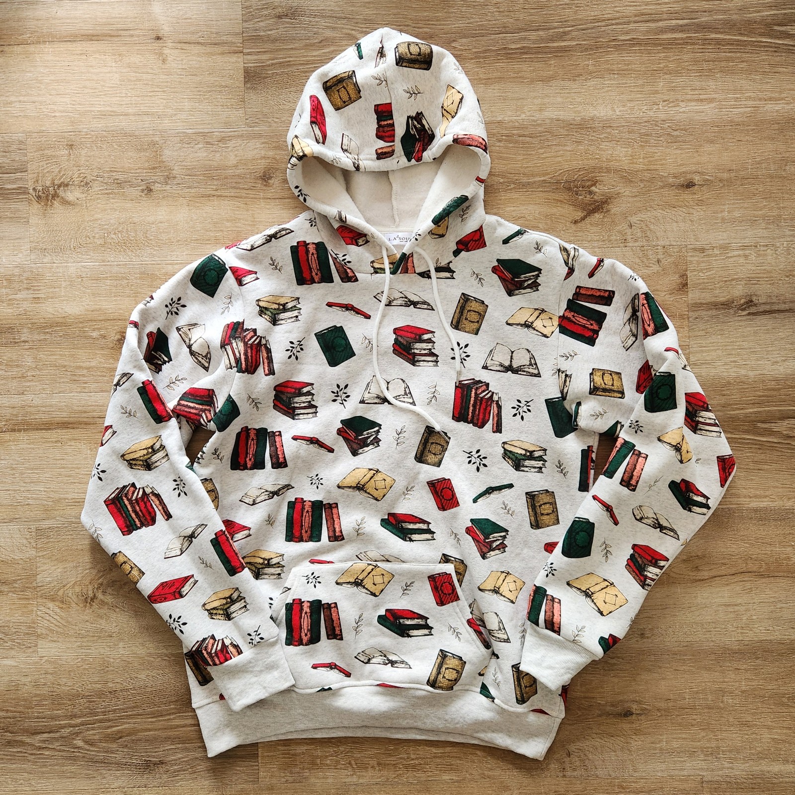 LA Soul Booklover Reading Book Print Sweatshirt Hoodie