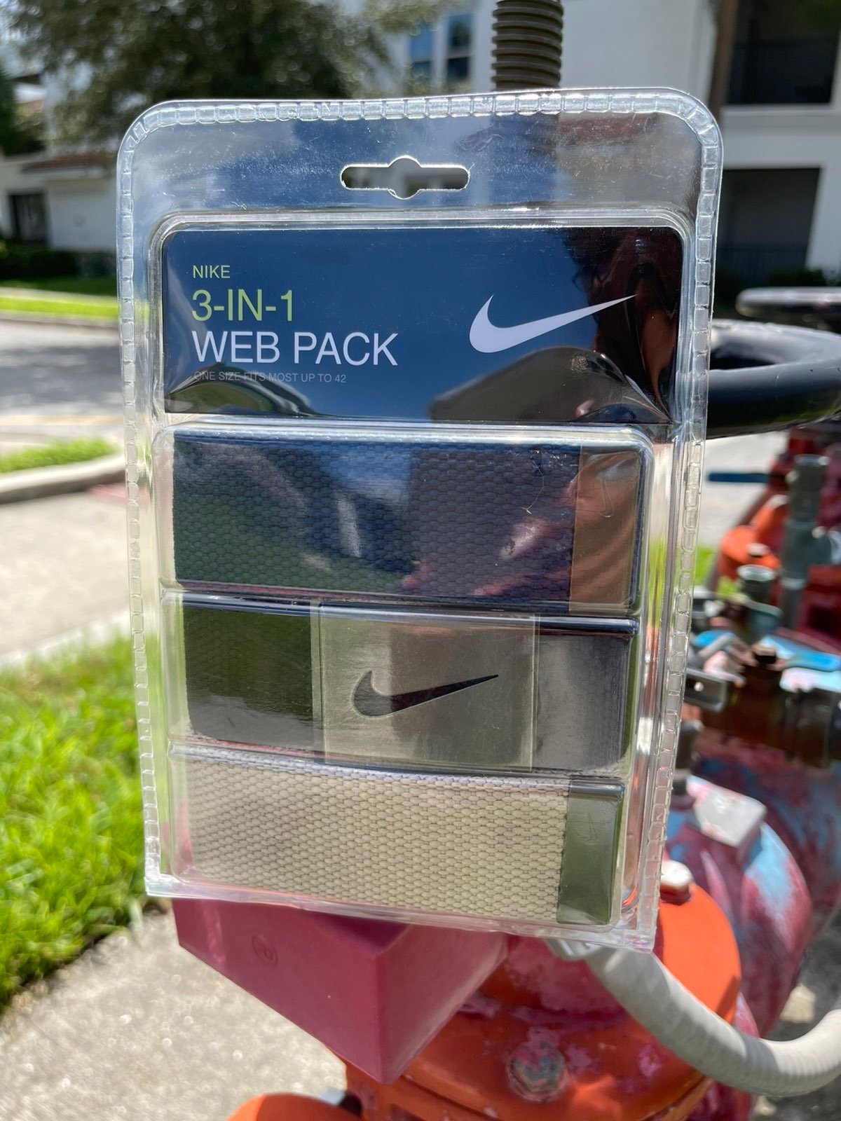 Set of 3 Nike Belt