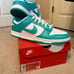 Men’s Size 13 - Used Nike Dunk Low Clear Jade with Box (Only worn once!!!)