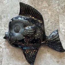 1950’s Tropic Treasures by Ceramicraft Tropical Fish Wall Pocket Planter MCM