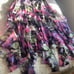 Silk fairycore midi skirt
