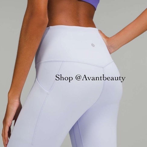 NWT Lululemon Align High-Rise Crop with Pockets 23 Pastel Blue Size 6