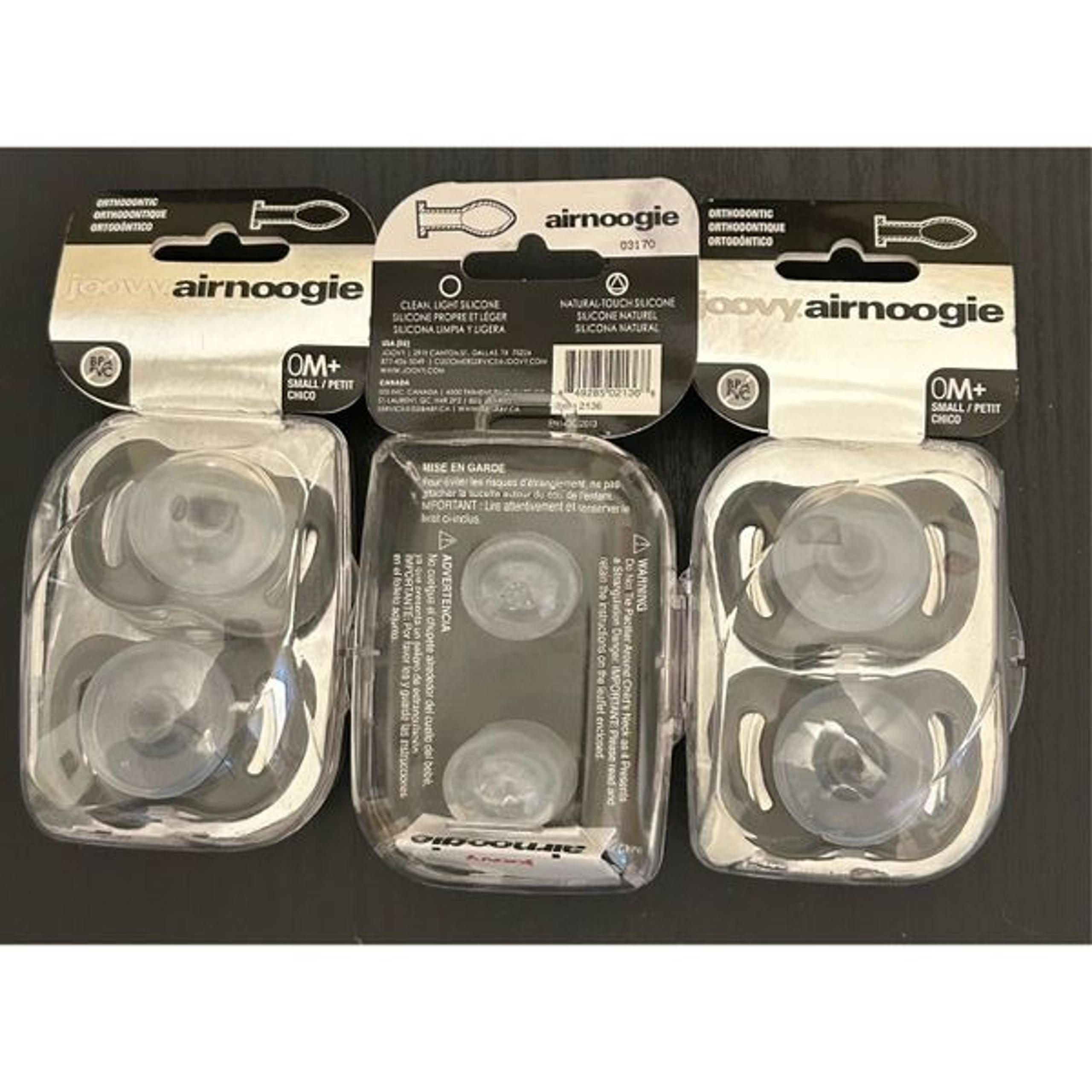 6 Joovy Airnoogie Orthopedic Pacifiers