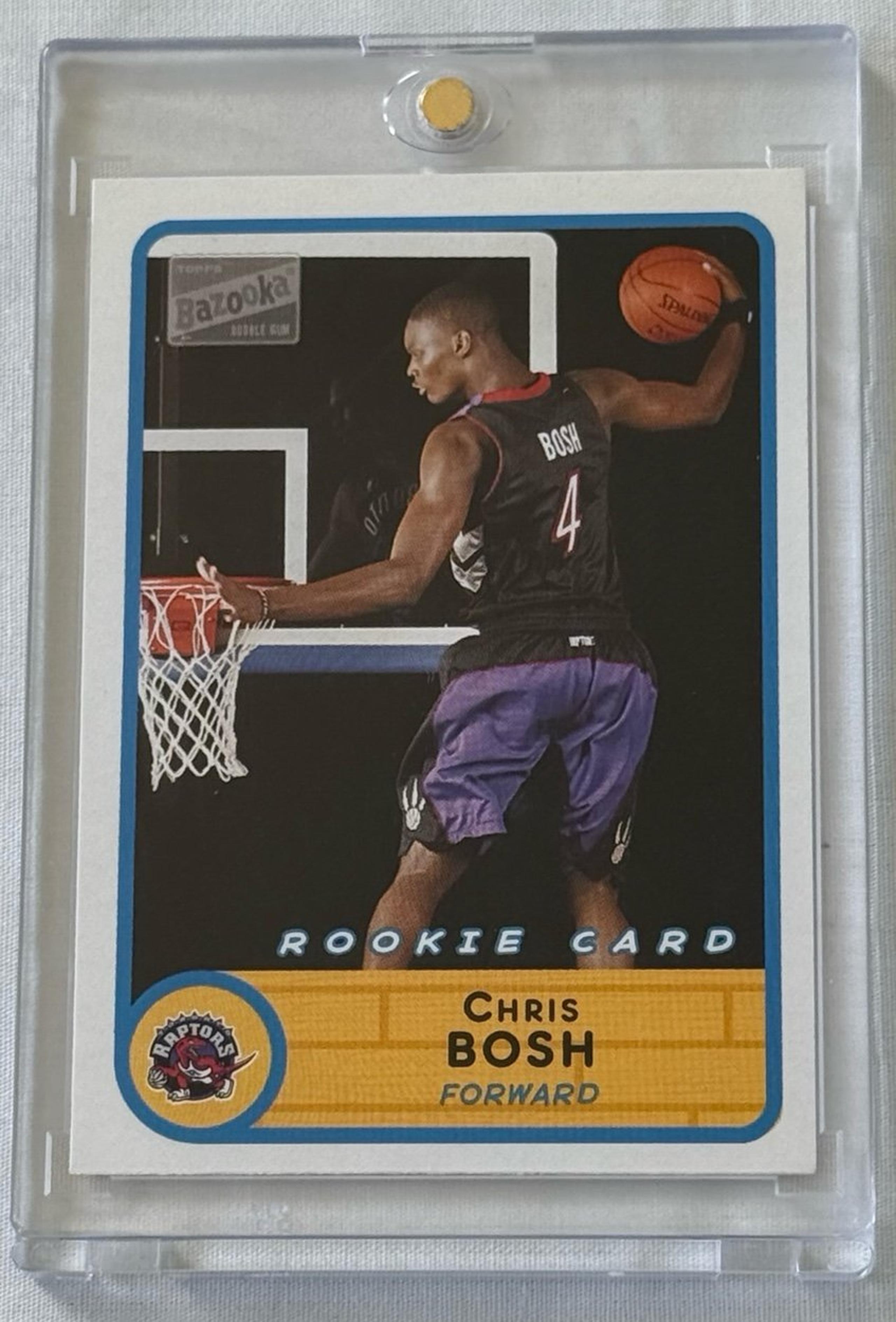 2003-04 Topps Bazooka CHRIS BOSH ROOKIE CARD VARIATION PARALLEL #228