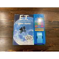 Vintage E.T. EXTRA-TERRESTRIAL Phone Home Book Talking with Phone SEALED NEW