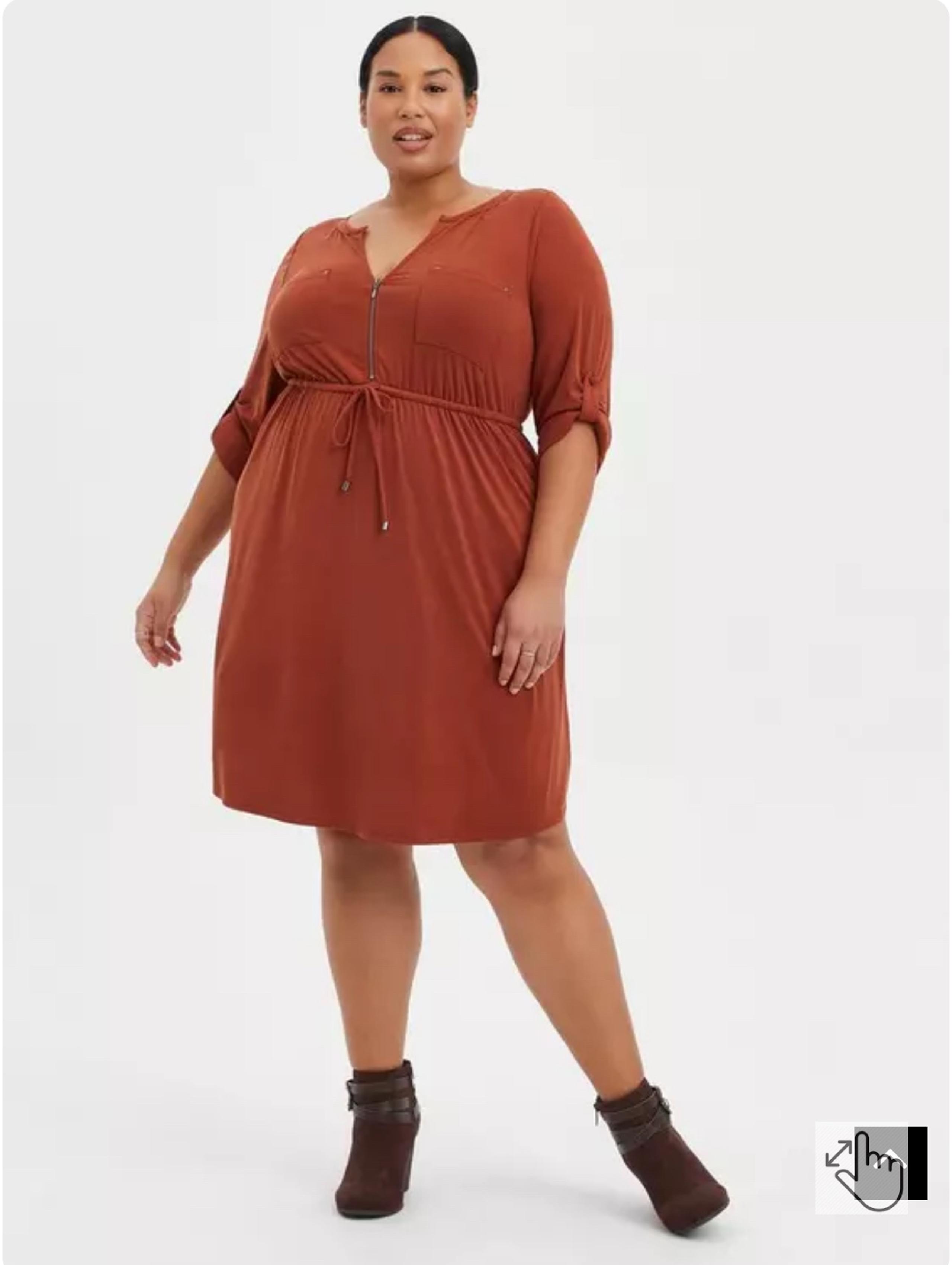 Torrid Zip Front Dress