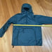 Vintage REI Mens Anorak Windbreaker Jacket Size S Pullover 1/2 Zip Hood Packable