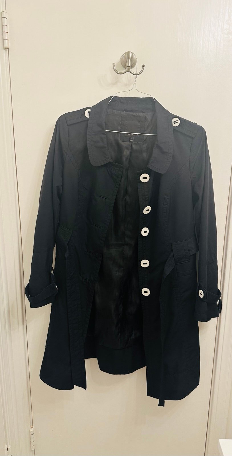 The Limited Black Rain Coat