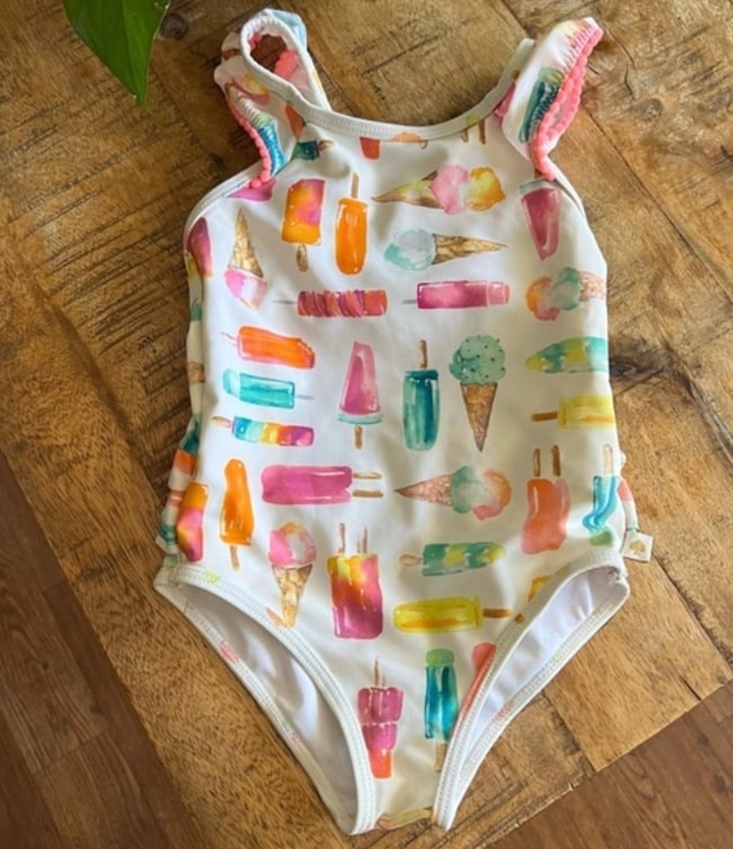 Kate Spade Toddler Girl Ice Cream Swimsuit Size 2T