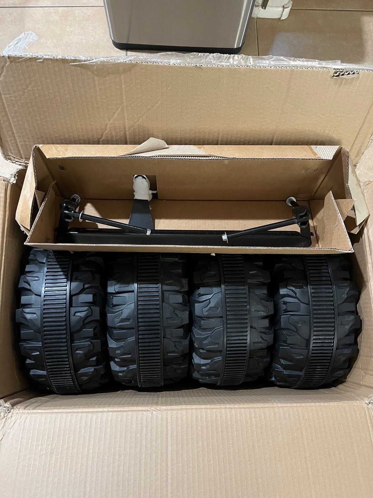 Set of 4 wheels tires for 24V Kids Ride On Car with Remote Control BDM-0935