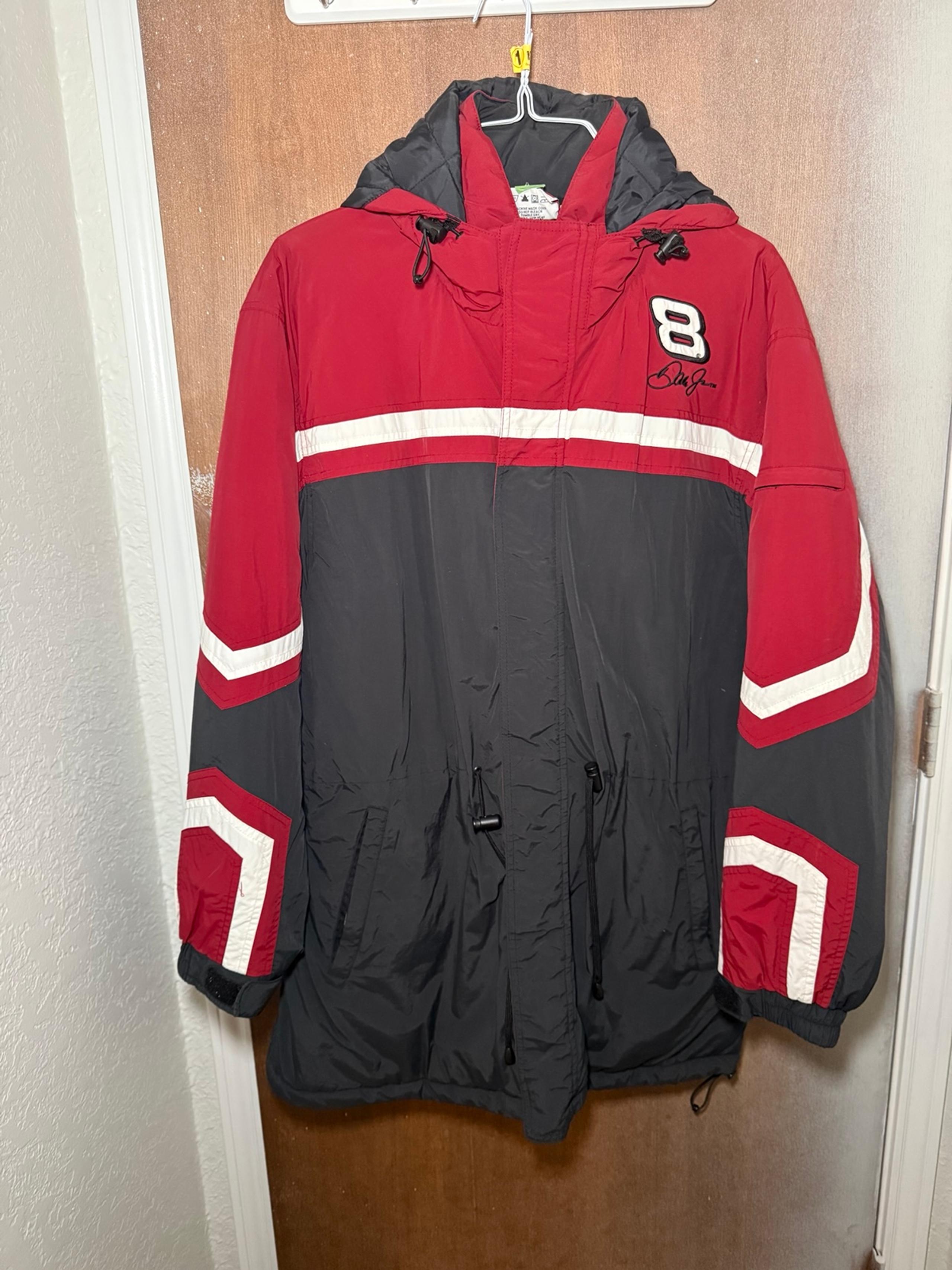 Vintage Budweiser Dale Earnhardt Jr. Race Rain Jacket