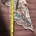 SET OF 4 Vintage Antique Style Tapestry Curtain Valances with Fringe Blue Floral